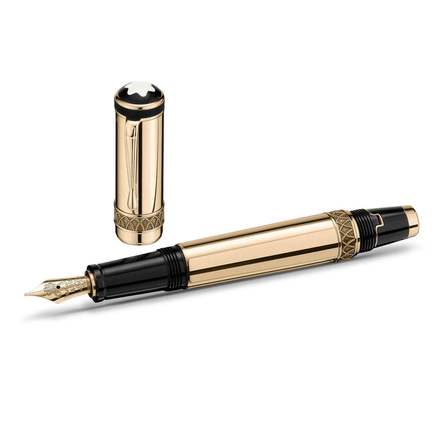 Orig Montblanc Meisterstück 146 Füller 4810 Gold shops Feder poliert Zertifikat Neuw. Füllfederhalter Geschenk Weihnachten Wunschgravur