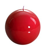 Objekt-Kerze BOWLING magenta (rot) in Hochglanz, 15cm!