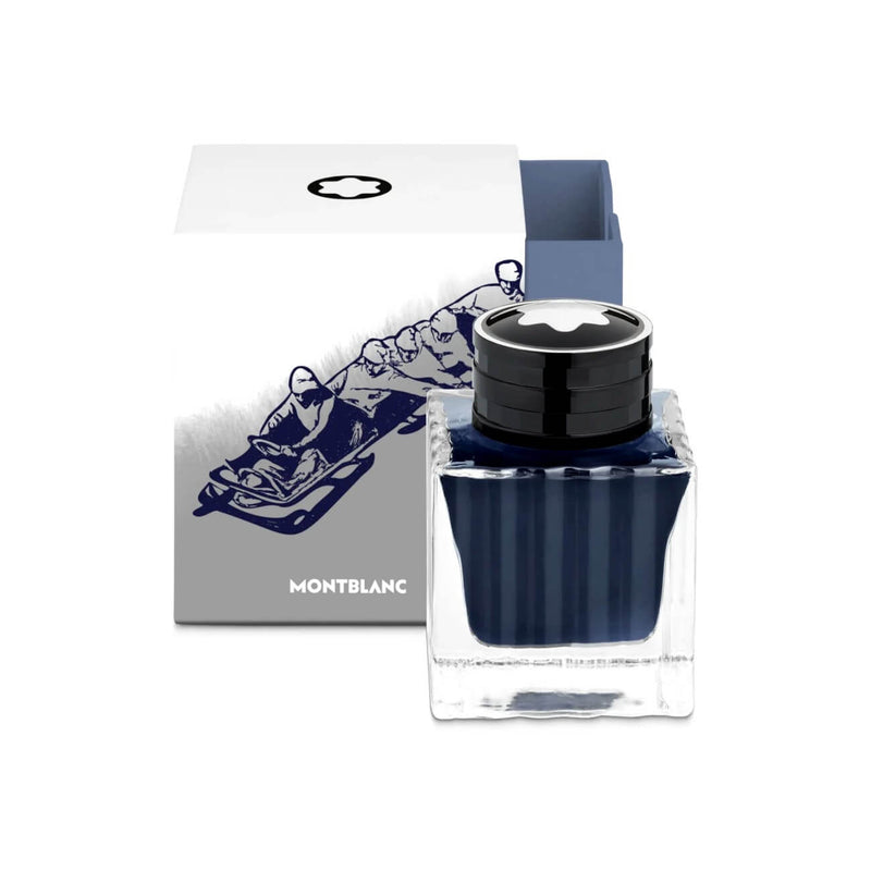 Tintenglas Meisterstück X OLYMPIC HERITAGE CHAMONIX BLUE, 50ml Sonderedition