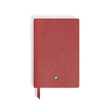 Notizbuch small (klein), Sartorial Leder rot, blanko