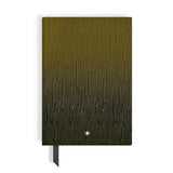 Notizbuch medium (mittelgroß), CORTECCIA-Leder mit SFUMATO-EFFEKT Khaki/Grün, blanko