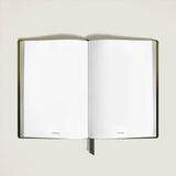 Notizbuch medium (mittelgroß), CORTECCIA-Leder mit SFUMATO-EFFEKT Khaki/Grün, blanko