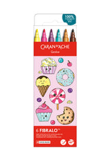 FIBRALO™  KAWAII-Set CANDY WORLD mit 6 Filzmalstiften