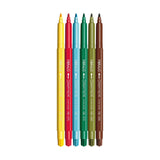 FIBRALO™ KAWAII-Set SWISS MOUNTAIN mit 6 Filzmalstiften
