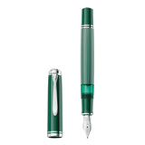 Souverän® M815 Metal Striped Green Füllfederhalter Special Edition
