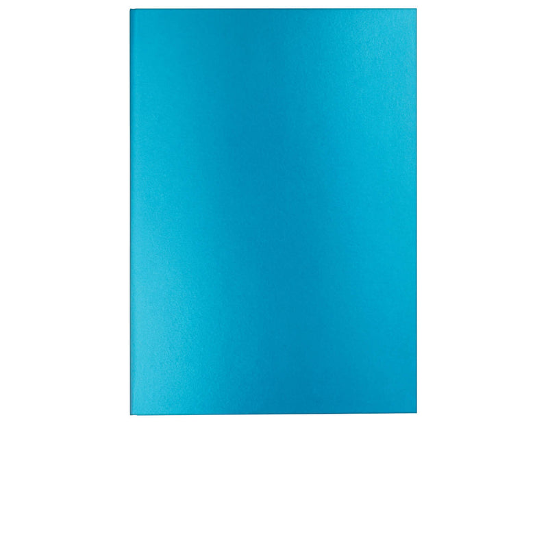 Notizbuch COLORMAT-X A5 liniert metallic türkisblau