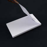 Notizblock MINI blanco mit Prägung FEDER