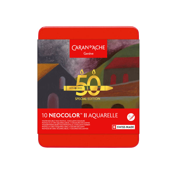 NEOCOLOR™ II 50 YEARS DARK Sortiment mit 10 Farben