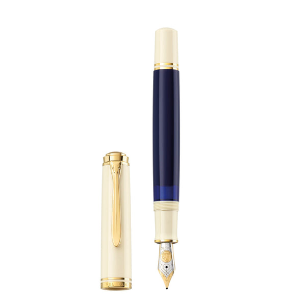 Souverän® M800 Cream Blue Füllfederhalter