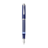 Souverän® M815 Metal Striped Blue Füllfederhalter