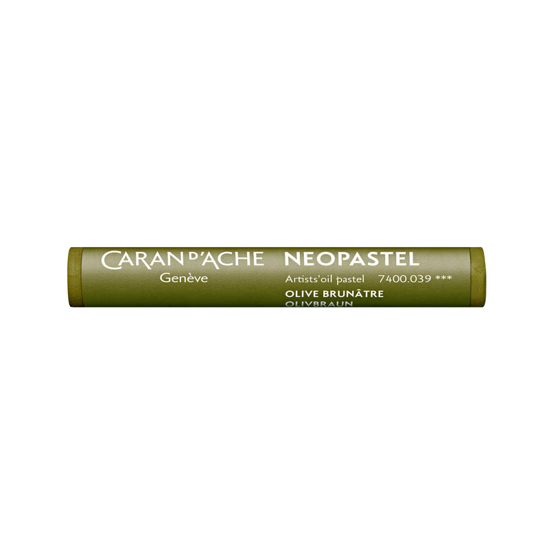 NEOPASTEL® Oelpastell Einzelblock rund olivbraun