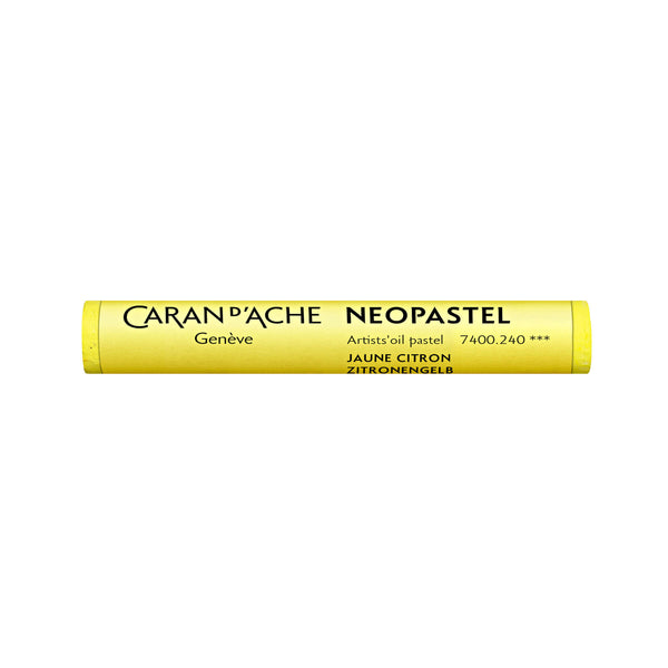 NEOPASTEL® Oelpastell Einzelblock rund zitronengelb