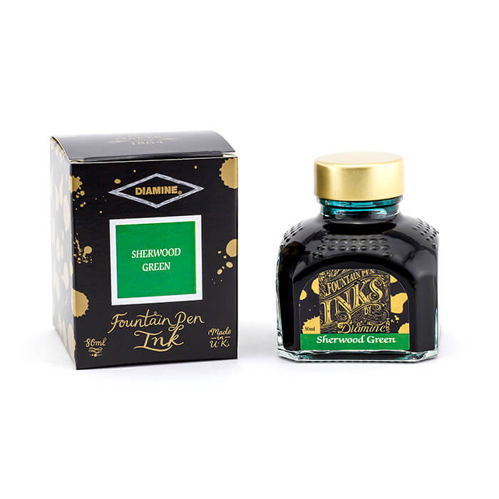 Tintenglas Sherwood Green 80ml