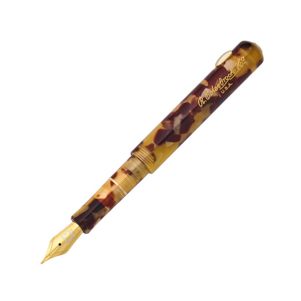 ESTERBROOK NIBLET TORTOISE Golden Trim Füllfederhalter