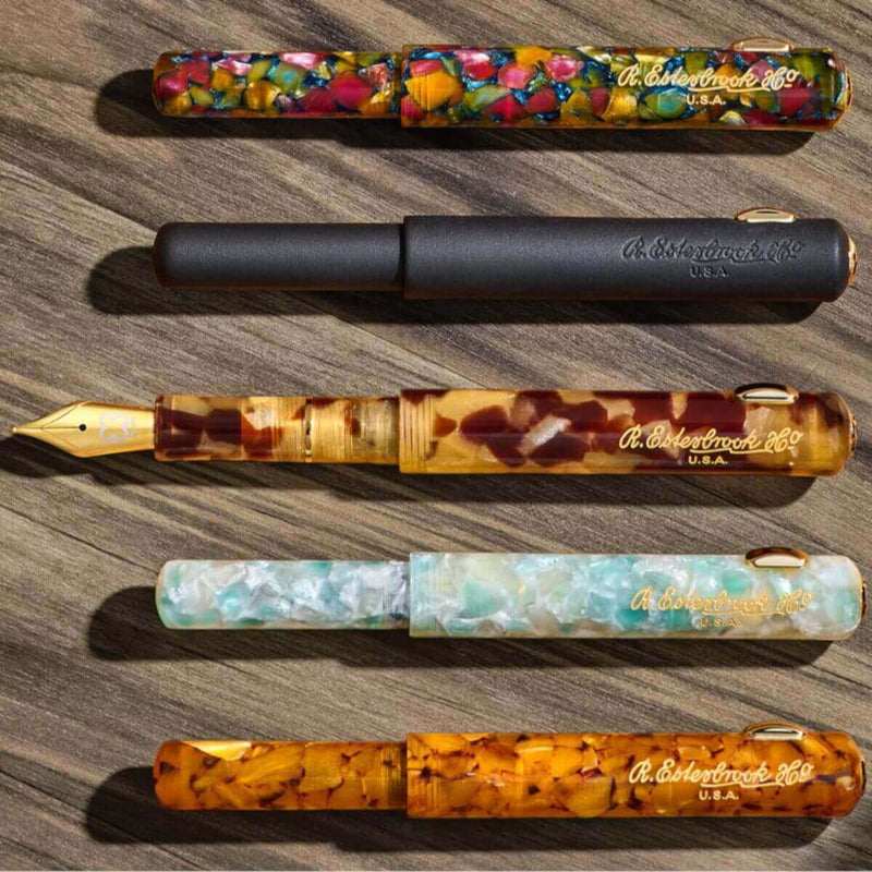 ESTERBROOK NIBLET HONEYCOMB Golden Trim Füllfederhalter