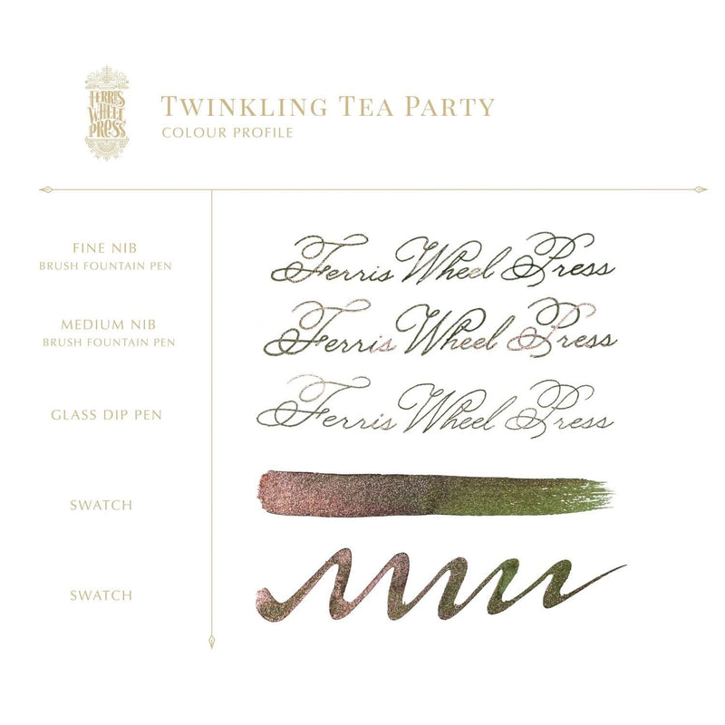 Tintenglas FERRITALES Down the Rabbit Hole - TWINKLING TEA PARTY