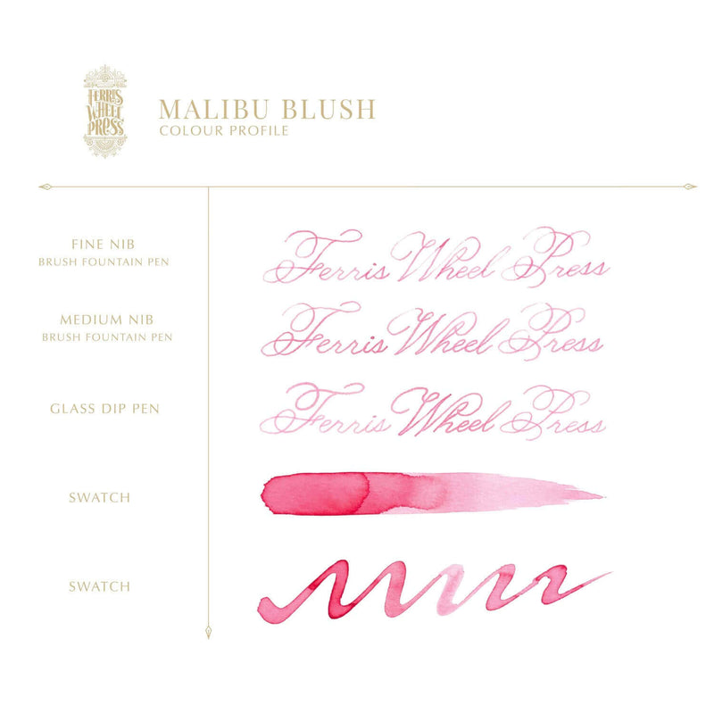 Tintenglas Malibu Blush Ink 38ml