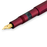 PISTON SPORT AL Füllfederhalter Bordeaux Starter-Set mit Tintenglas