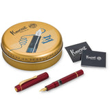 PISTON SPORT AL Füllfederhalter Bordeaux Starter-Set mit Tintenglas