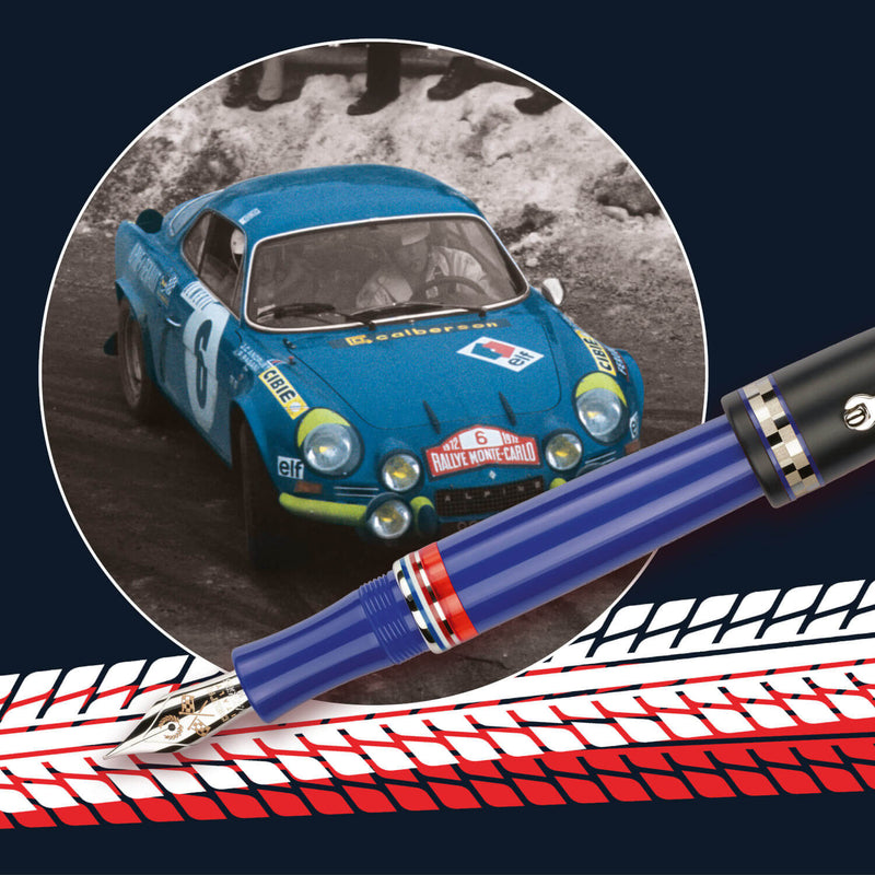 FRENCH RALLY PASSION PEN Füllfederhalter Ltd. Edition Nummeriert blau